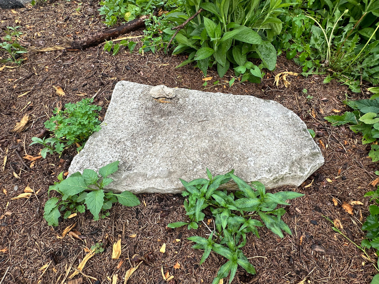 Large natural limestone/flagstone landscape slabs.