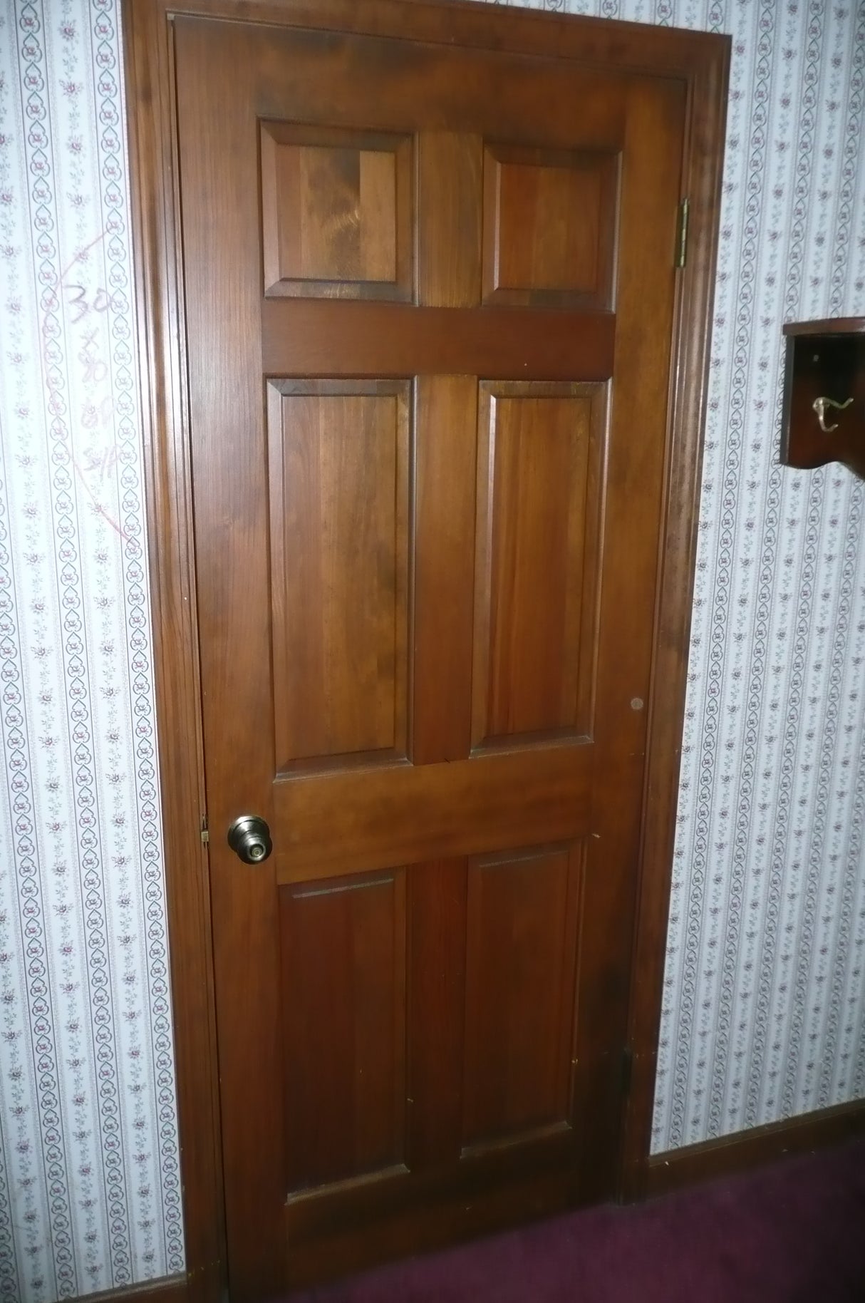 30" Pine Solid 6 Panel Door