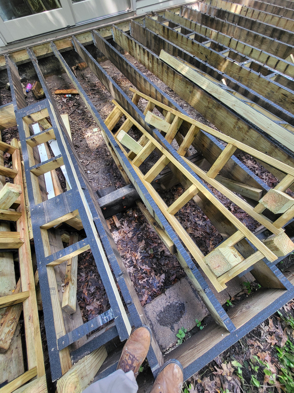 15' x 36' Deck structure Pressure treated w/butyl tape