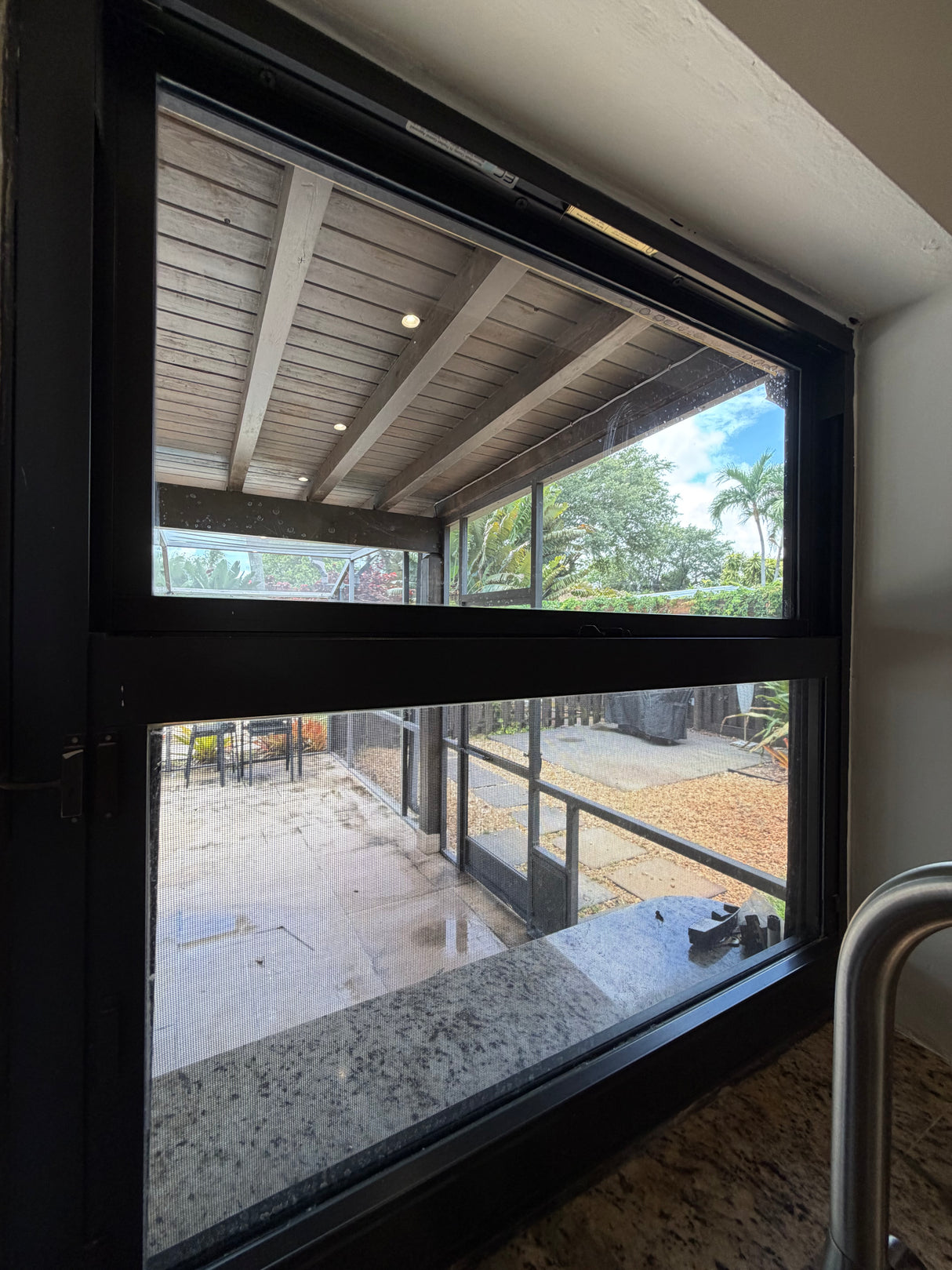 Impact Pass-Through Window – Black Frame