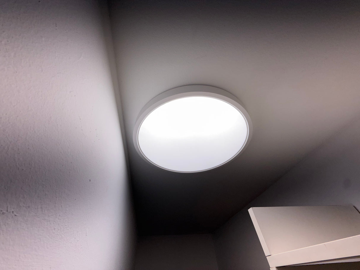 12” Modern Round LED Flush Mount Ceiling Light