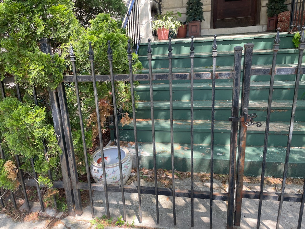 Wrought Iron Fence with Gate