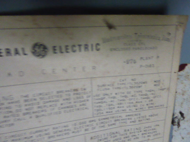 Electrical Panel with Breakers, 200 AMP