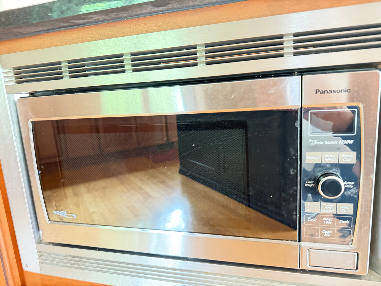 Panasonic 1250W Inverter Microwave w/ 27" Built-In Trim Kit, Stainless steal