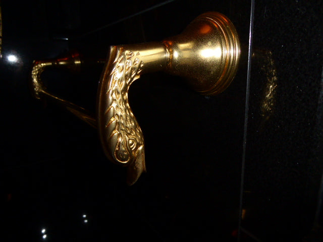 18" Fish Gold Towel Bar & T.P. Holder