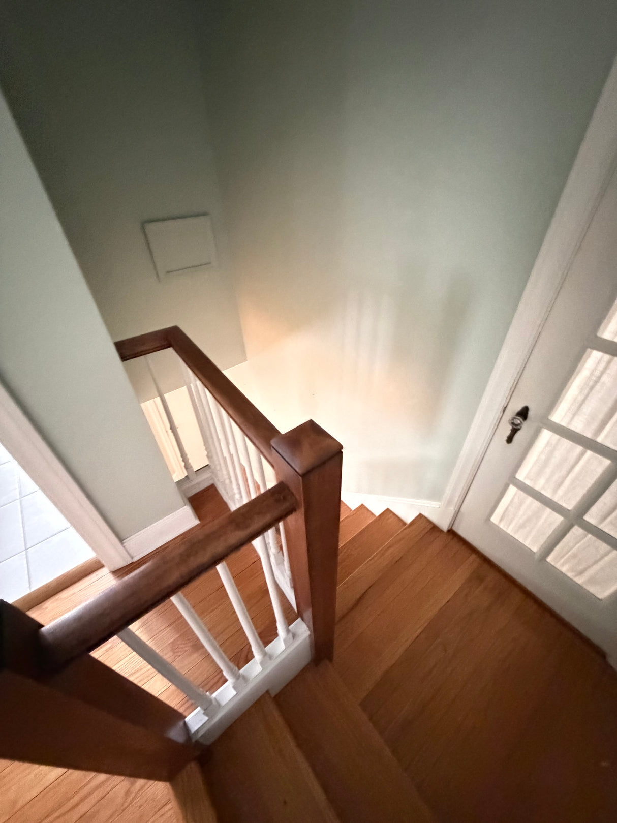 Solid Oak Stair Railing & Banister Set with Spindles