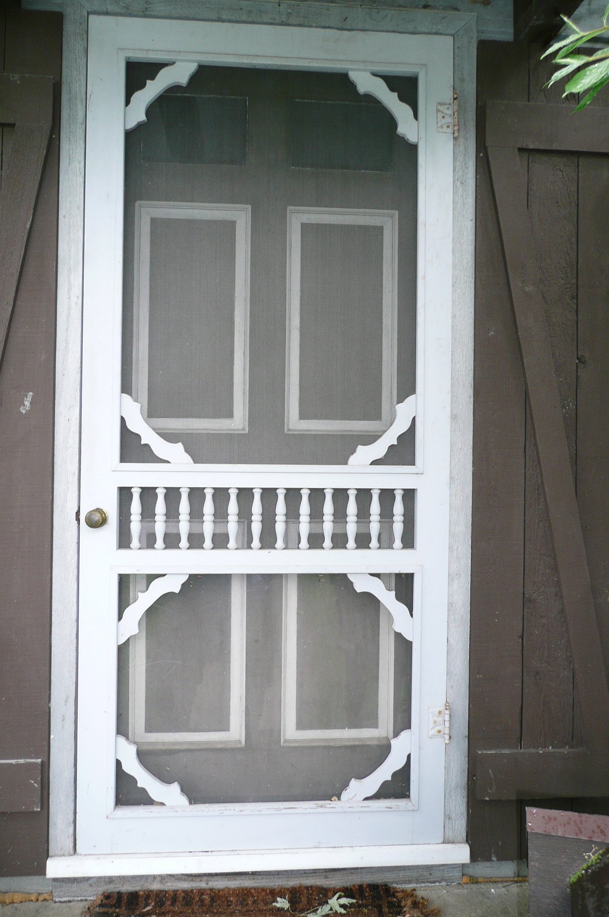 36" Wood Victorian Screen Door