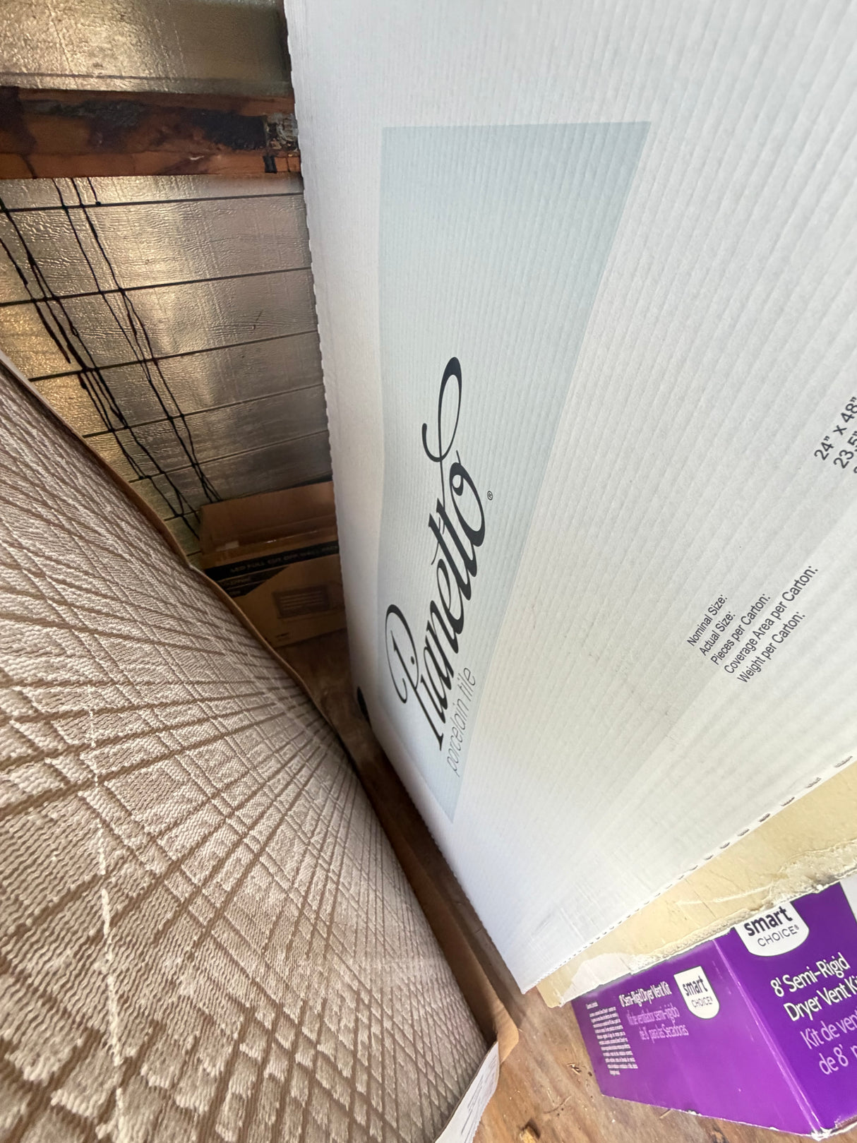 Martello Beige Porcelain Tile Bundle – 24x48 (12 Total Tiles)