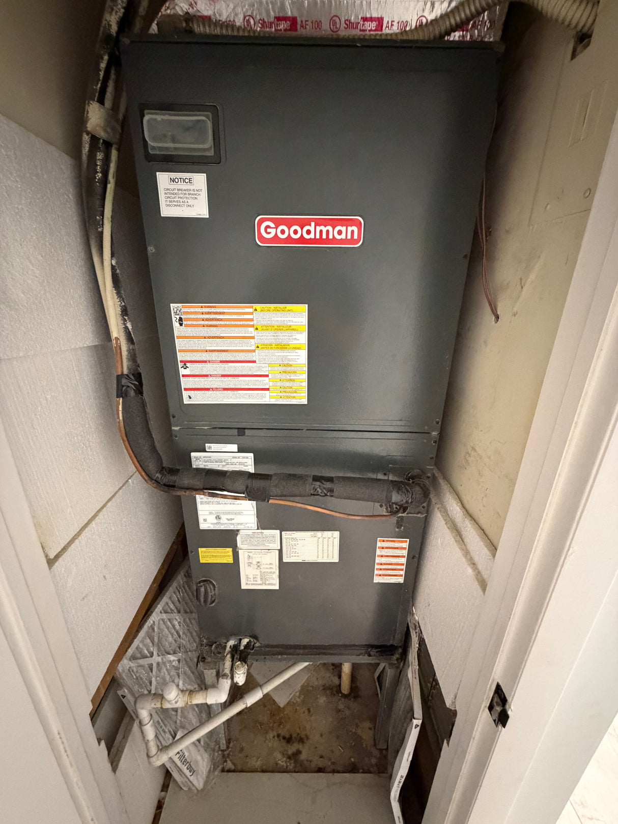 2015 Goodman / Amana Air Handler with Heat Kit – Working Condition