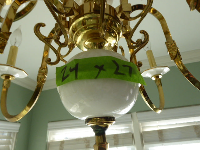 24" Colonial Style Chandelier