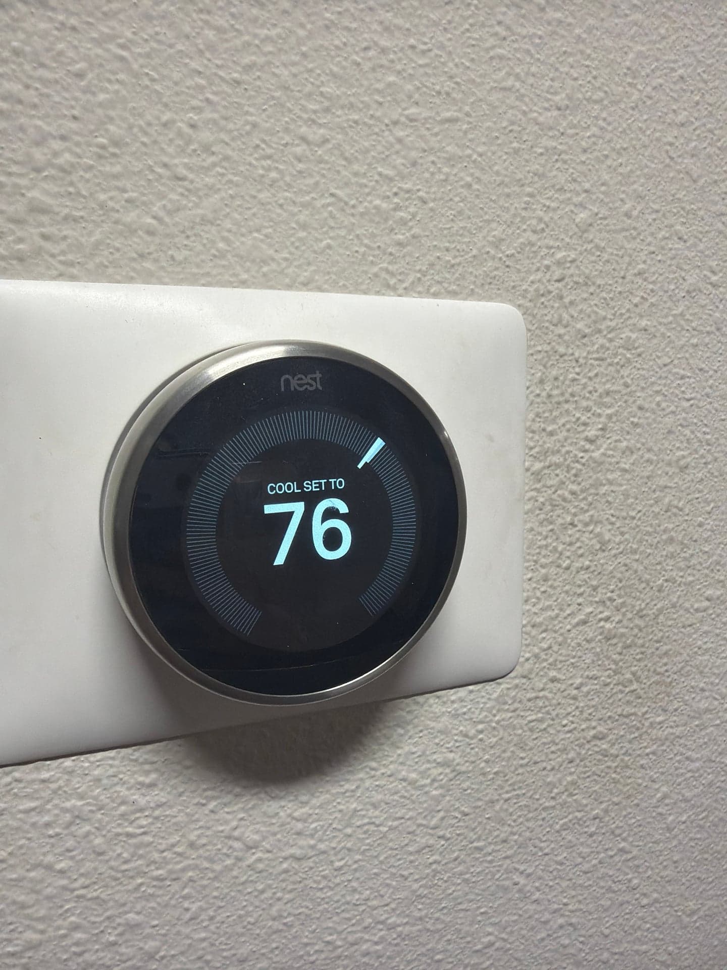 Nest Learning Thermostat 3rd Gen, Stainless, Used Good