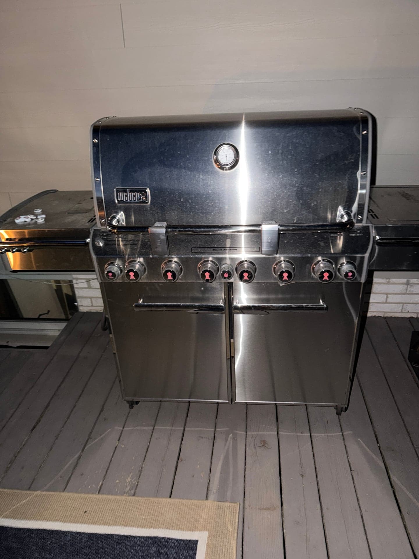 Weber Summit S-670 6-Burner Gas Grill, Sear Station, Stainless, Used Good