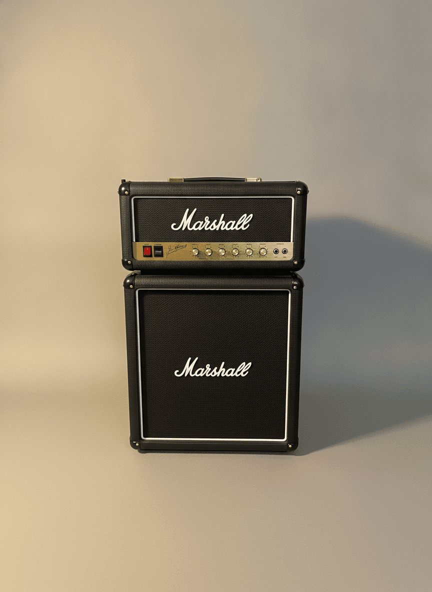 Marshall Fridge 4.4 Cu Ft Amp-Stack Mini Fridge, Good Condition