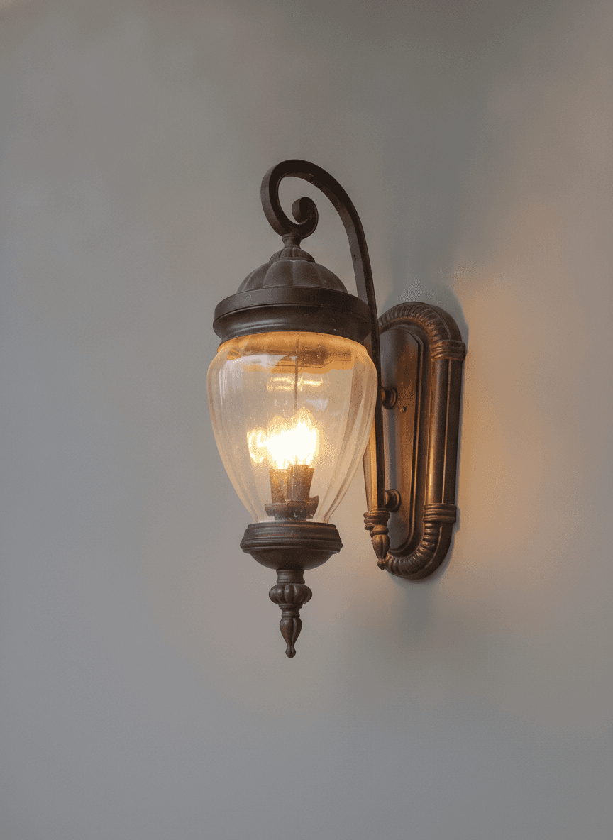 Large Exterior Entrance Wall Lights