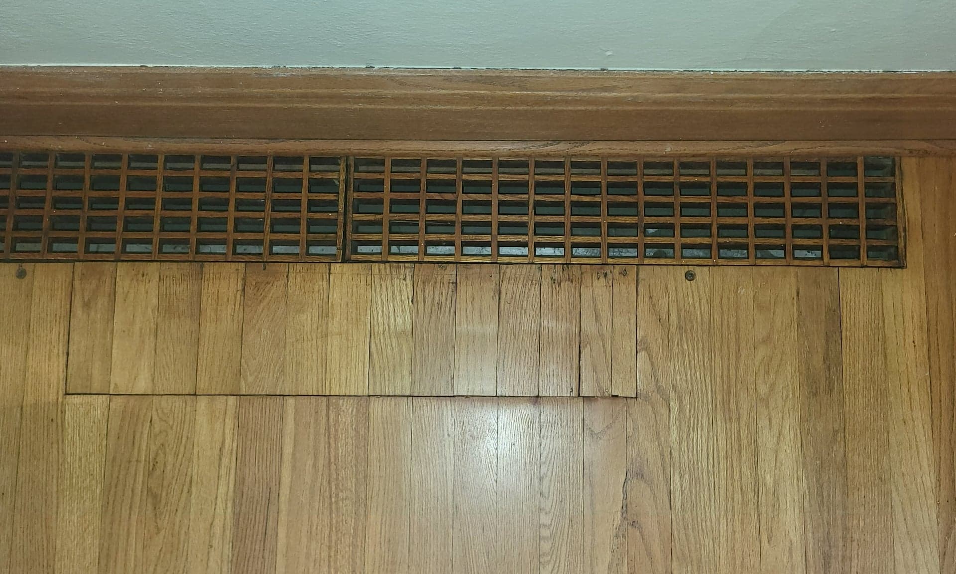 Oak Wood Floor Register Vent Covers, 30 x 8 in, Set of 4+
