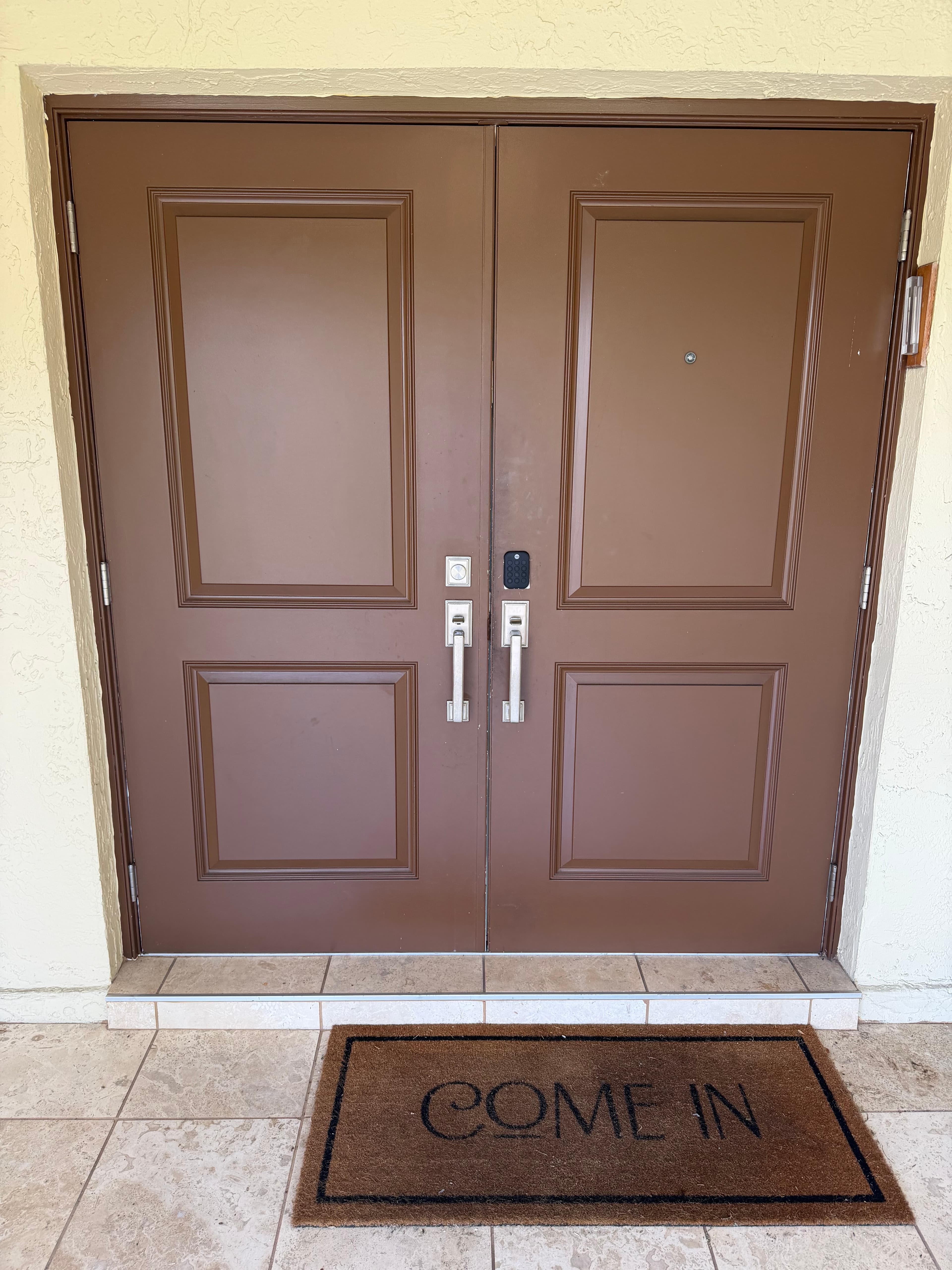 Hurricane Impact Double Entry Front Doors with Frame