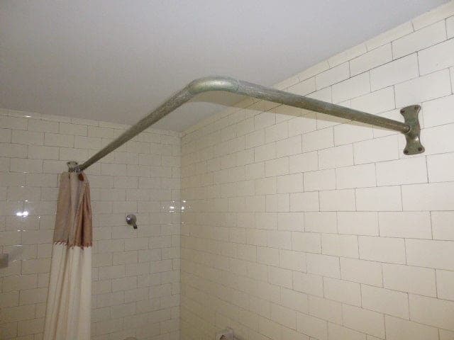 Vintage Shower Rod for Bathtub