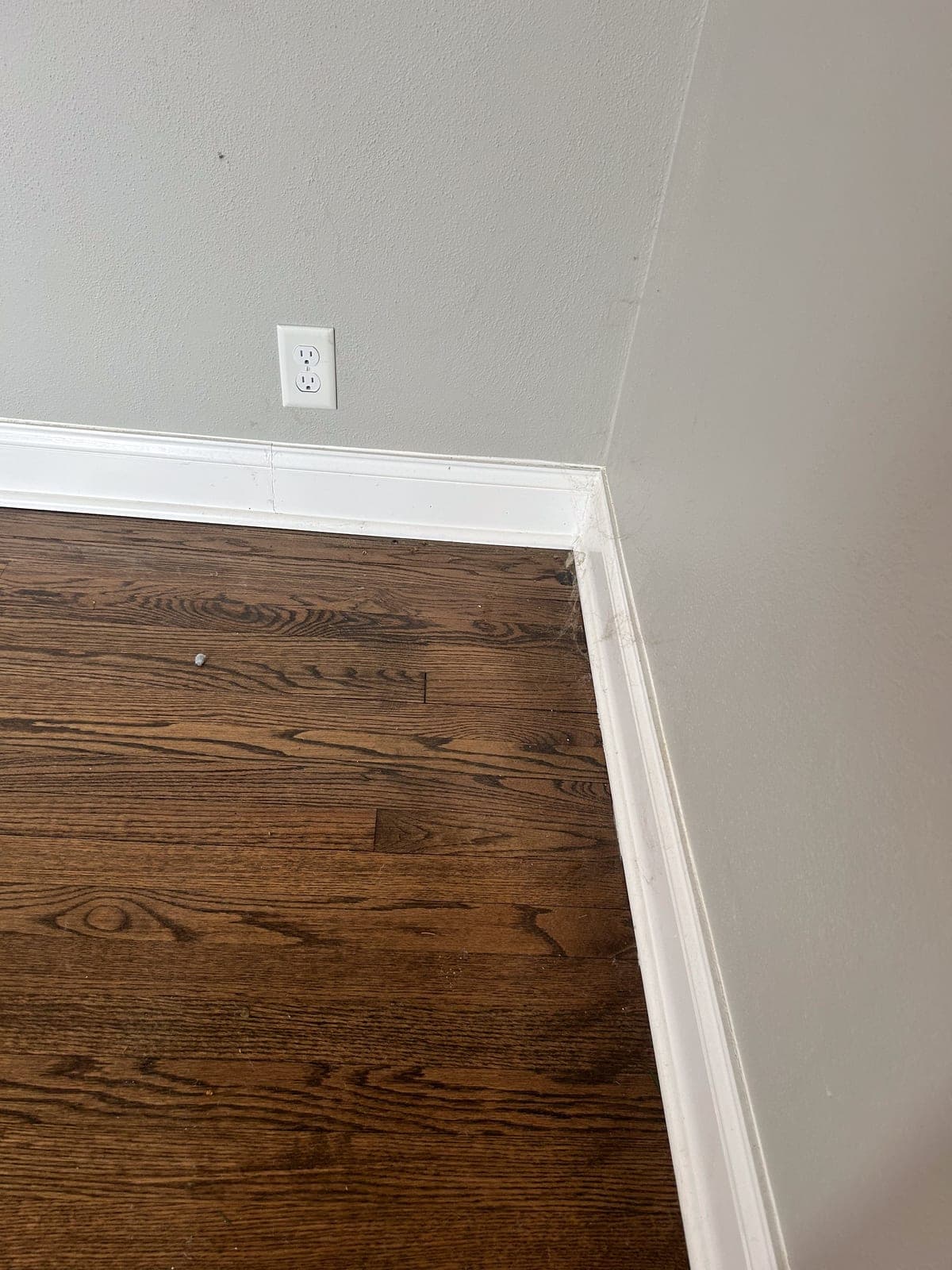 Baseboard - White First Floor