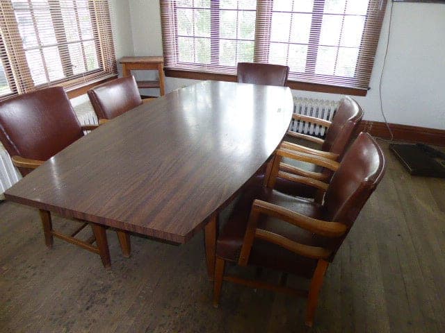 72" Boat Shaped Conference Table