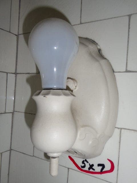 Vintage White Wall Sconce