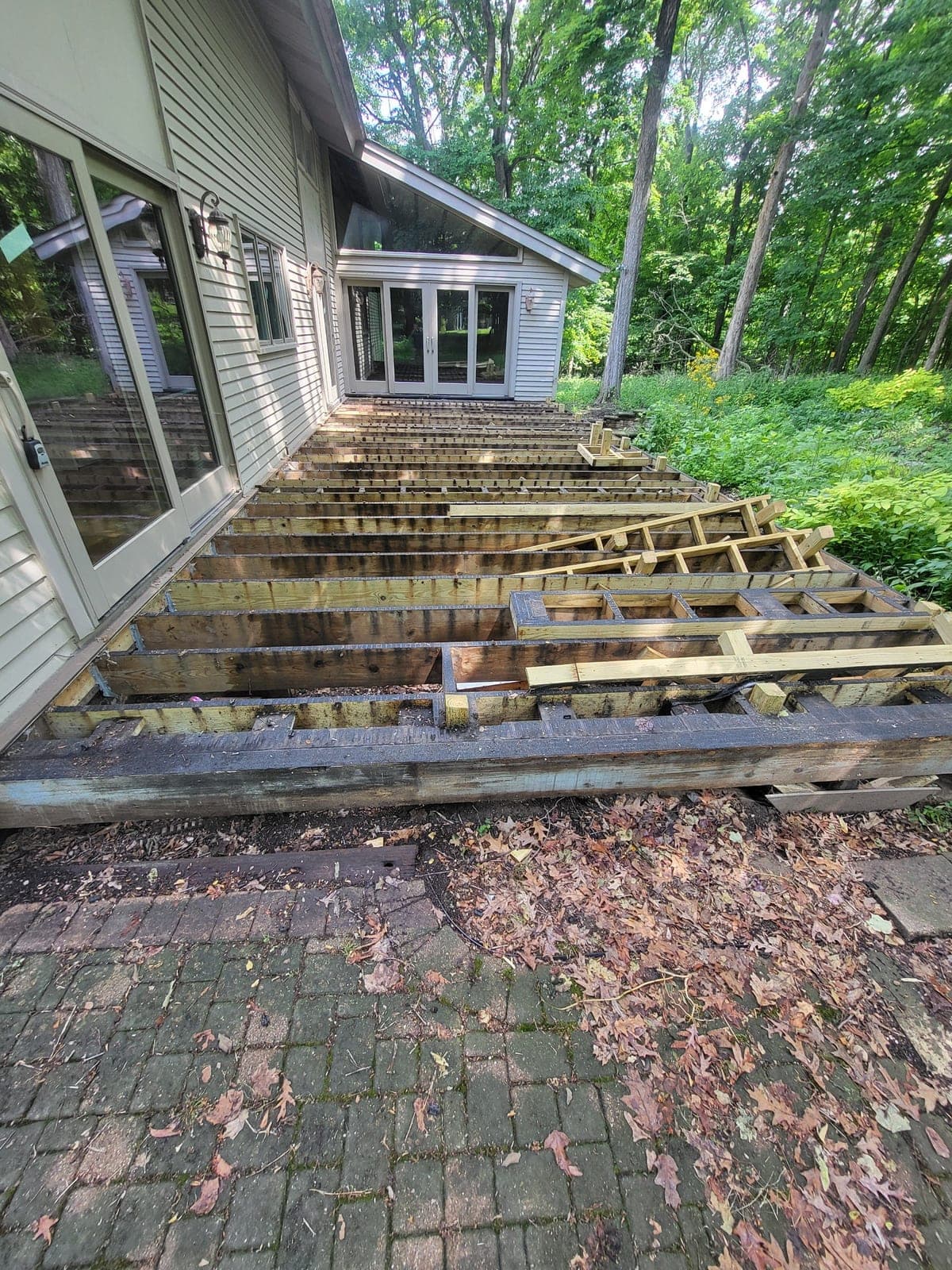 15' x 36' Deck structure Pressure treated w/butyl tape