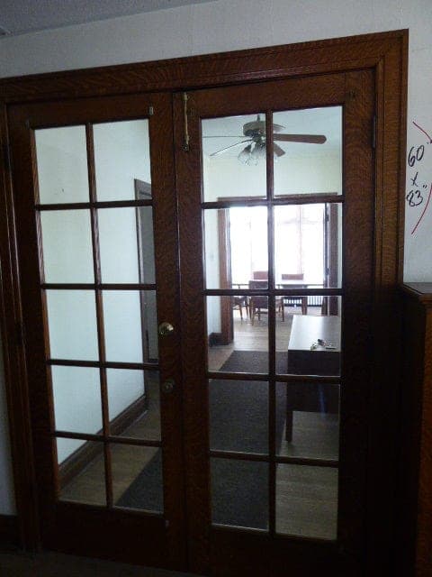 Tiger Oak 60" Interior French Doors