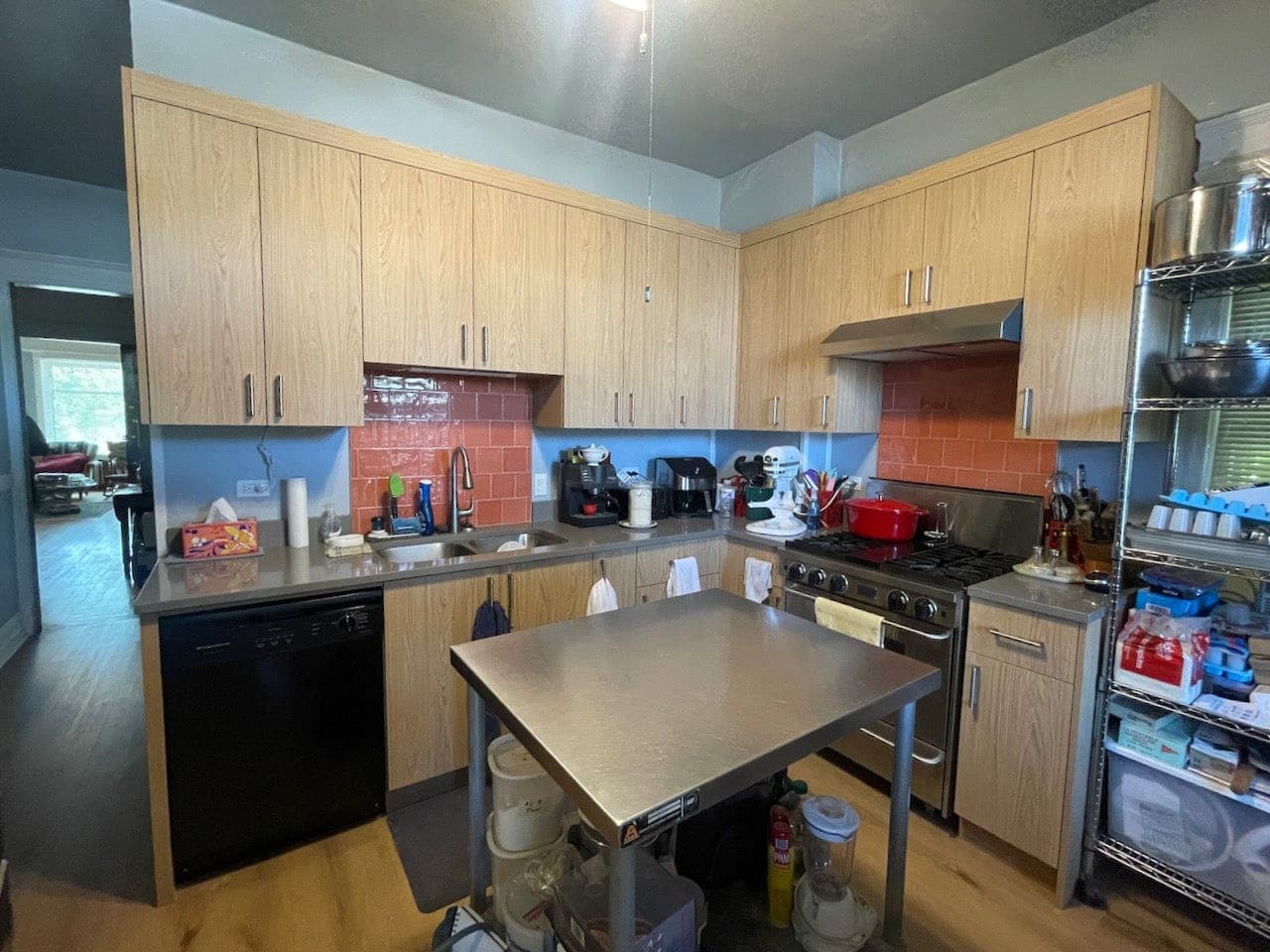 Kitchen Cabinets with Stone Countertops, Sink, Faucet to Fit 9' x 12' Kitchen ONE YEAR OLD