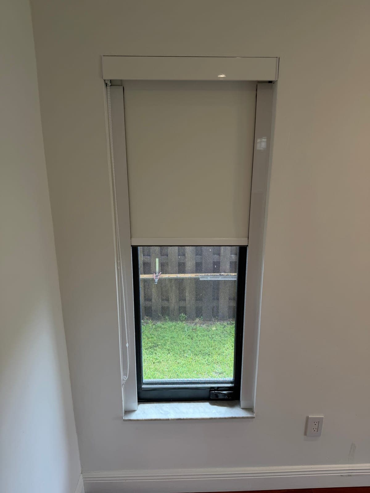 Modern Black Frame Windows with Custom Roller Shades – Bundle of 9