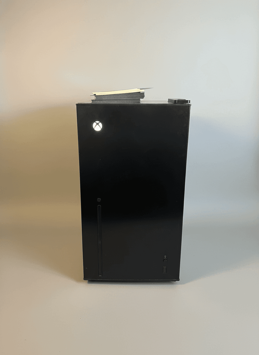 Xbox Series X Replica Mini Fridge, 3.2 Cu Ft, Used Good