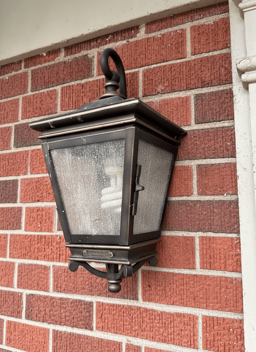 Thomas Kinkade Bronze Outdoor Wall Lantern