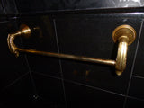 18" Fish Gold Towel Bar & T.P. Holder
