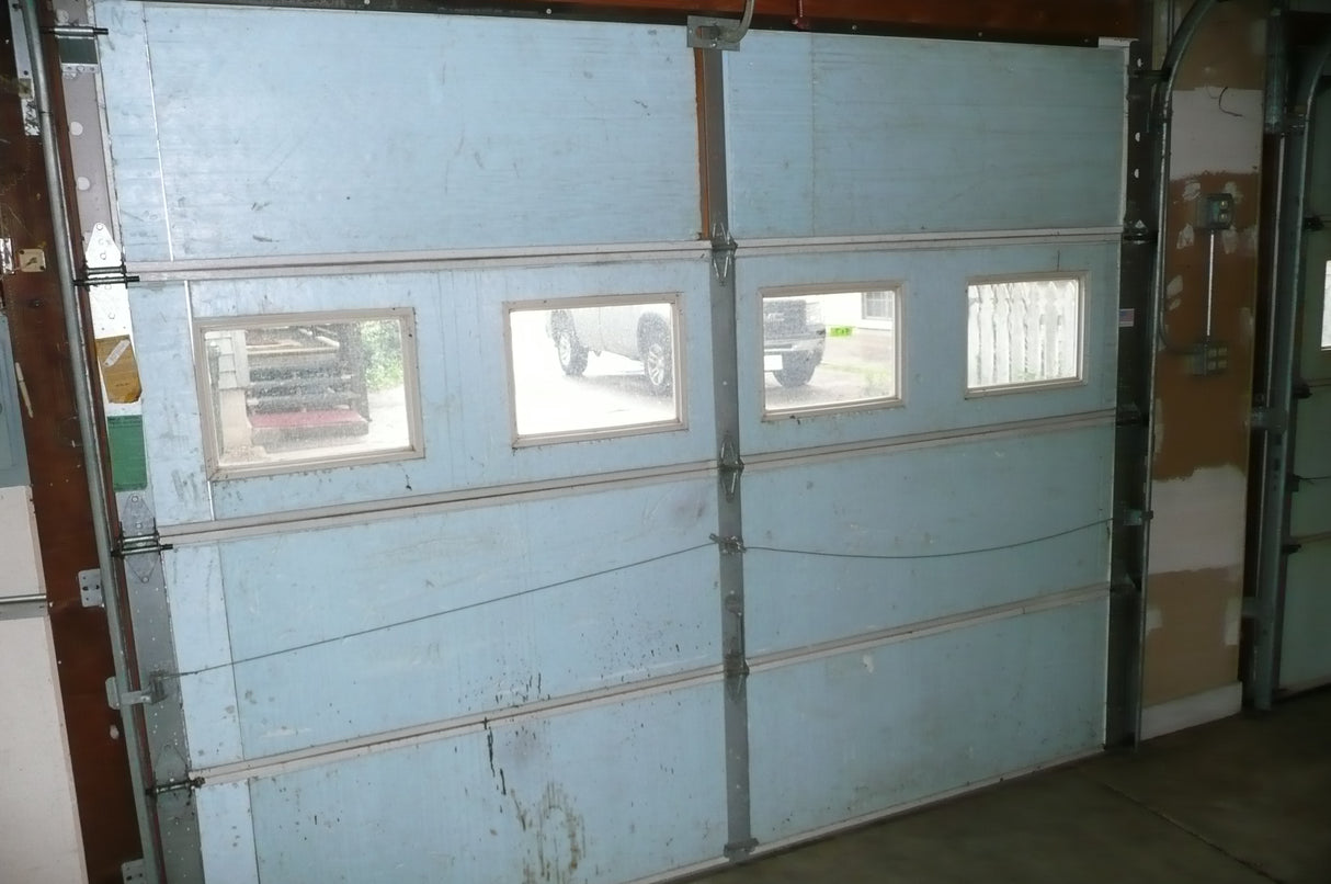9' Insulted Garage door with Windows