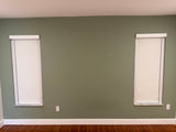 Modern Black Frame Windows with Custom Roller Shades – Bundle of 9