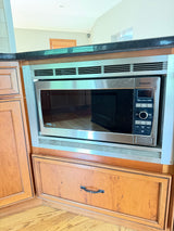 Panasonic 1250W Inverter Microwave w/ 27" Built-In Trim Kit, Stainless steal