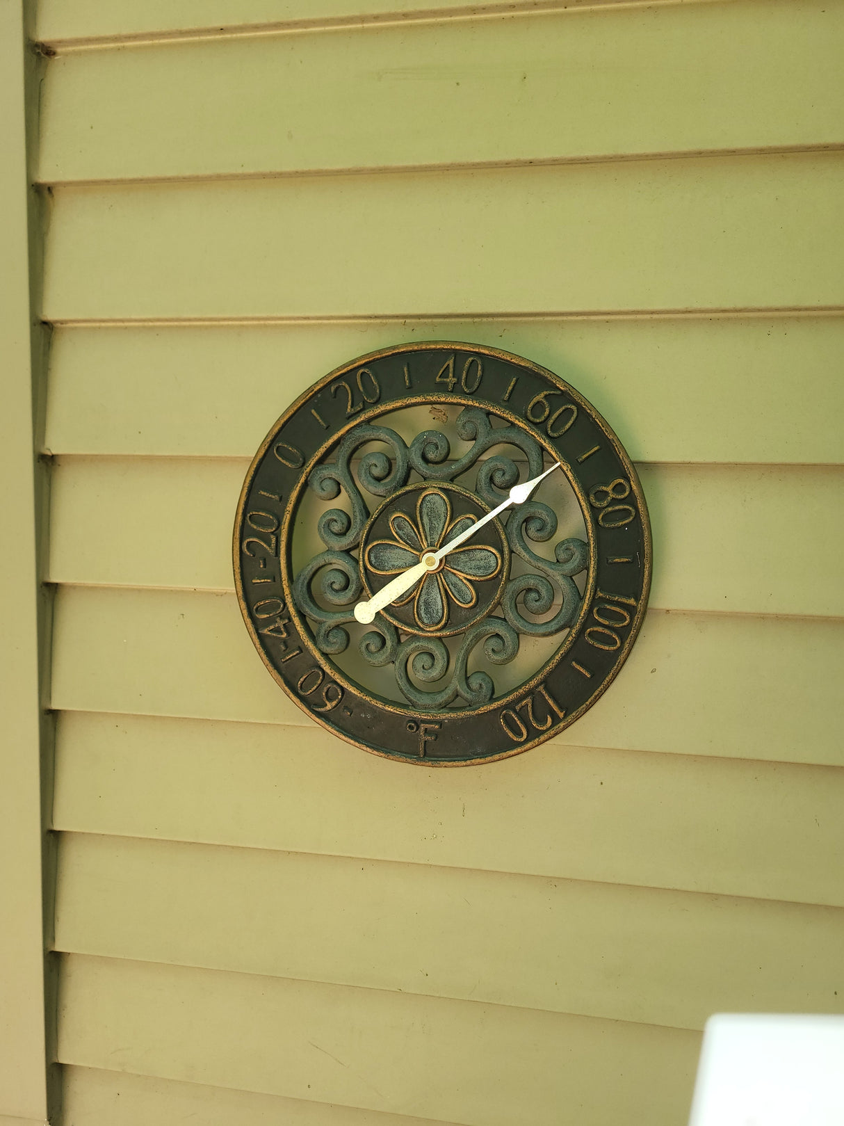 Exterior thermometer