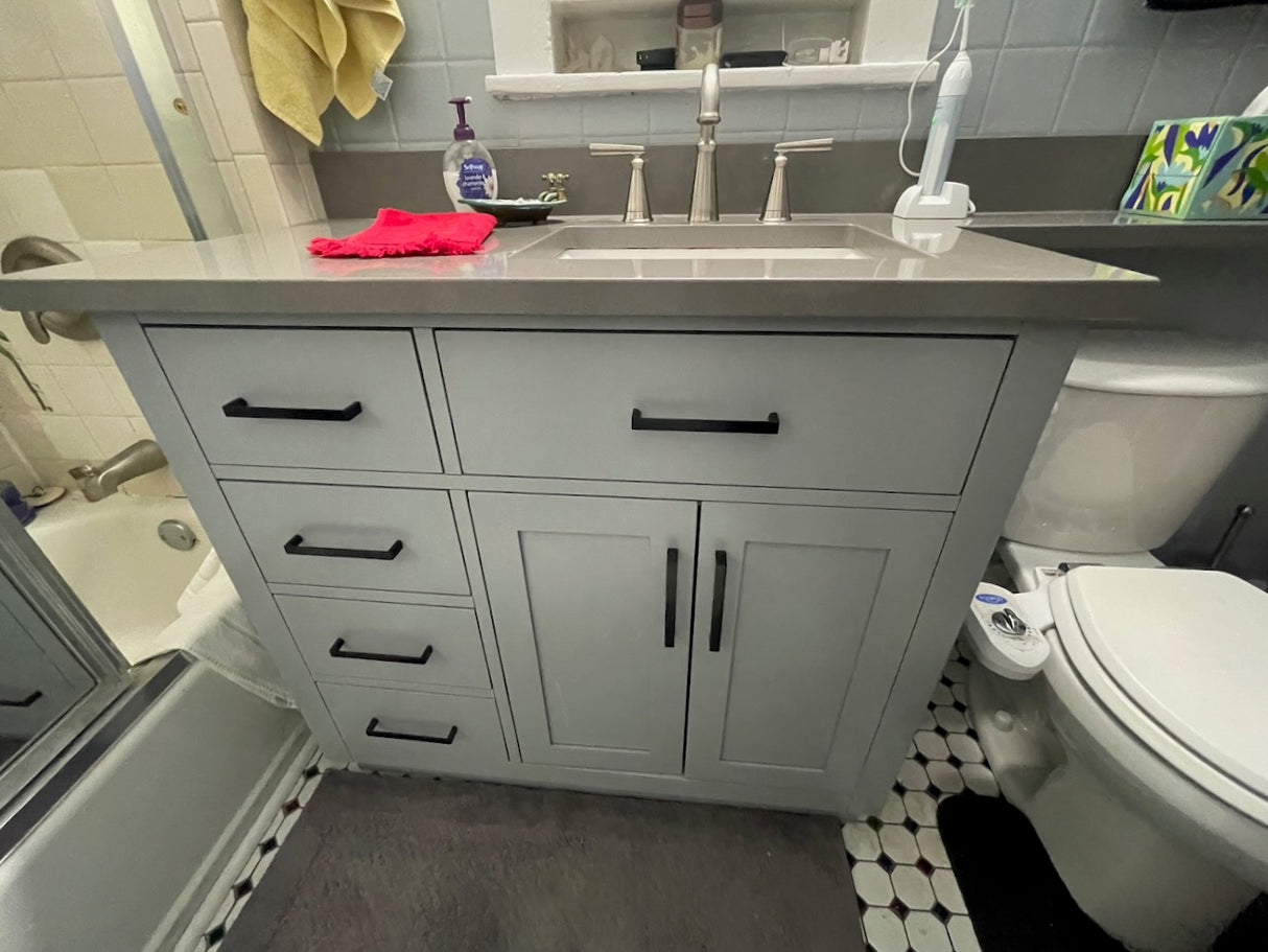Bathroom Vanity, Stone Countertop, Sink, Faucet ONE YEAR OLD