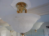 16" Ceiling Light Fixture with Medallion
