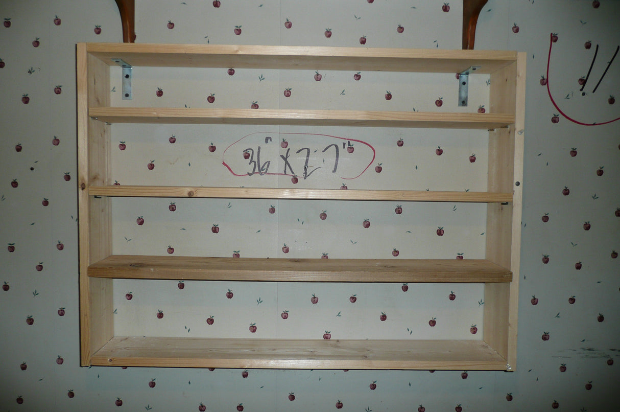 Pine Wood Shelf Unit