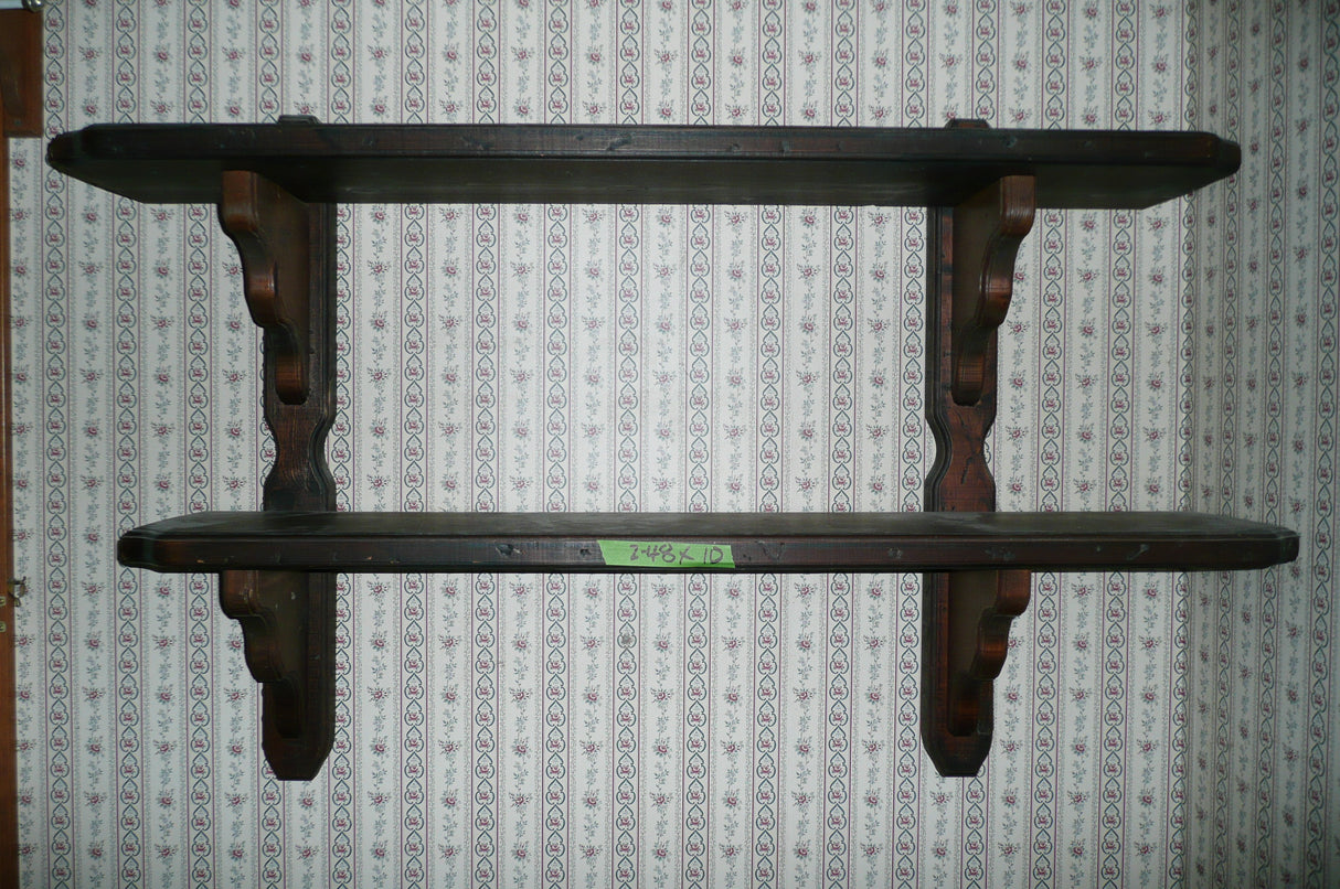48" Wall Double Shelf