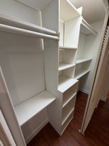 Custom Closet Organizer System with Shelving & Hanging Storage