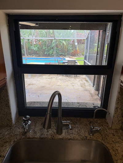 Impact Pass-Through Window – Black Frame