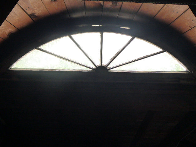 Arched Glass Window