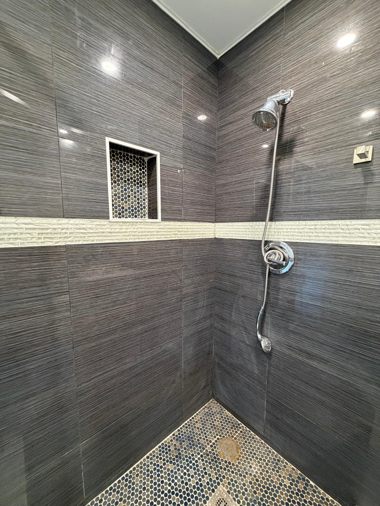 Modern Bathroom Remodel Package with Frameless Glass Shower