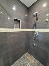 Modern Bathroom Remodel Package with Frameless Glass Shower