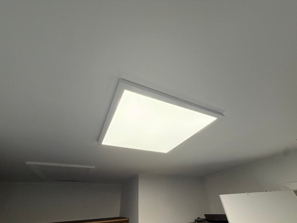 Large Modern LED Square Flush Mount Ceiling Light