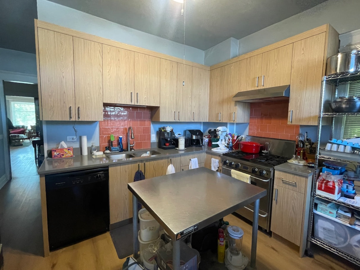 Kitchen Cabinets with Stone Countertops, Sink, Faucet to Fit 9' x 12' Kitchen ONE YEAR OLD
