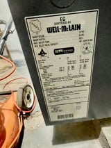 Weil-McLain EG-50 Series 6 natural gas steam boiler system 175,000 BTU input Installed 2023