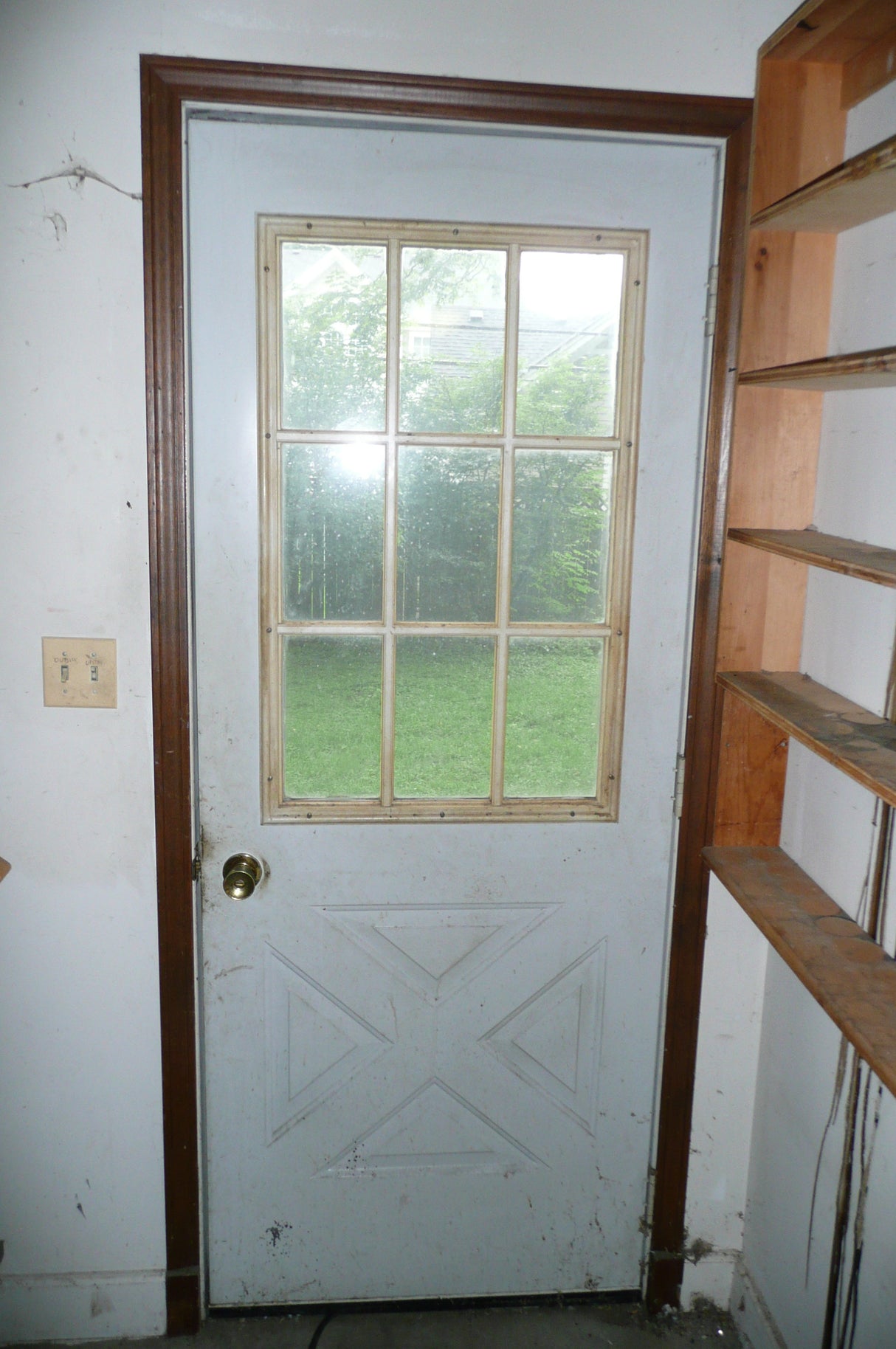 32" Steel Door with Window