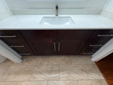 Modern Bathroom Vanity with Quartz Countertop & Sink