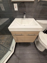 Modern Bathroom Remodel Package with Frameless Glass Shower